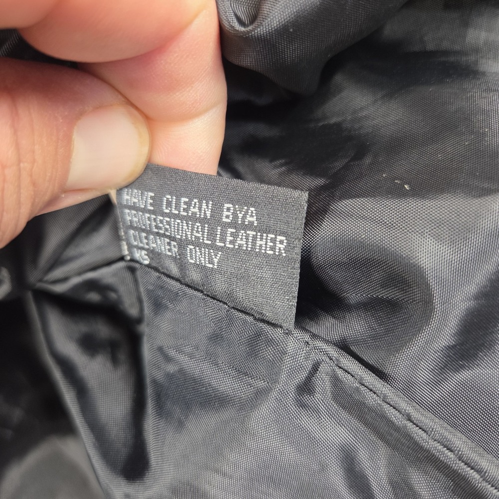 VtgUniversal Rider Leather Motorcycle Jacket 3XL With Thinsulate‎ Liner YKK Zipp - Picture 11 of 16